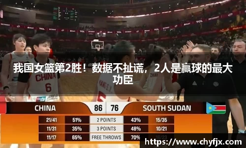 我国女篮第2胜！数据不扯谎，2人是赢球的最大功臣